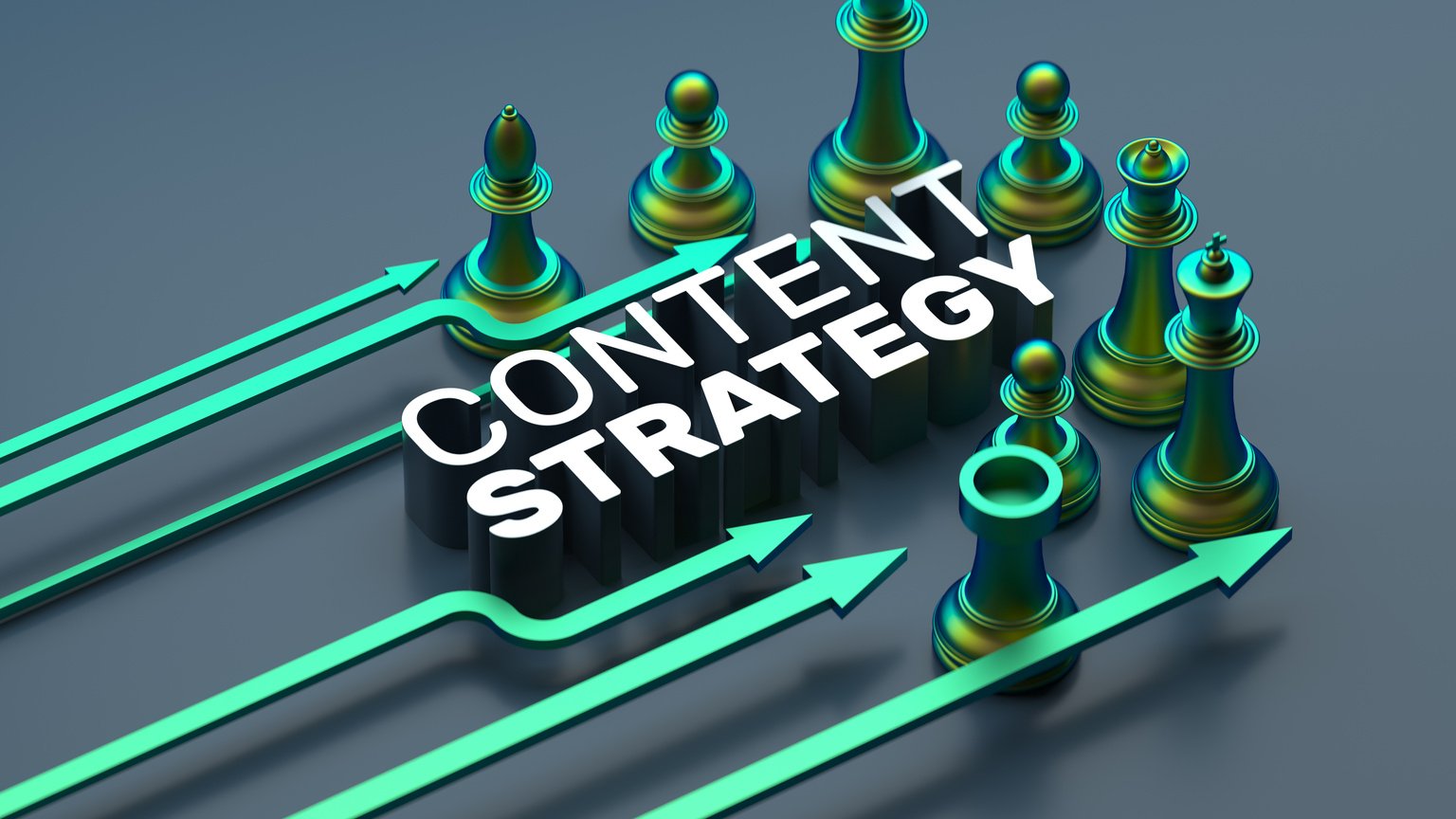 Content Strategy Chess Arrow Concepts